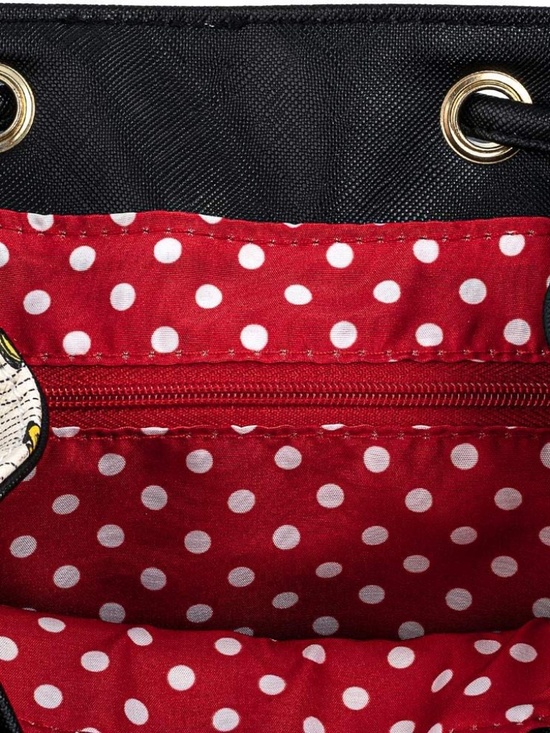 Loungefly Disney Mickey & Minnie Mouse Bow Hardware Mini Backpack Allover NWT main image 7